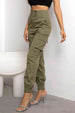 High Waist Cargo Pants Bazaarbey