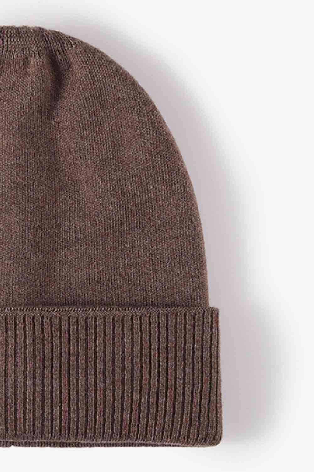 Cuff Knitted Beanie Trendsi