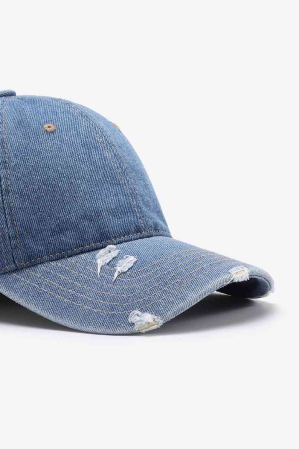 Distressed Adjustable Baseball Cap Trendsi