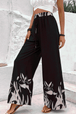 Drawstring High Waist Relax Fit Long Pants Bazaarbey