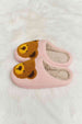 dy Teddy Bear Print Plush Slide Slippers Trendsi