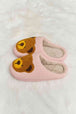 dy Teddy Bear Print Plush Slide Slippers Trendsi