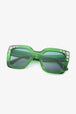 Inlaid Rhinestone ycarbonate Sunglasses Trendsi