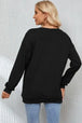 Letter Graphic Dropped Shoulder Sweatshirt Bazaarbey