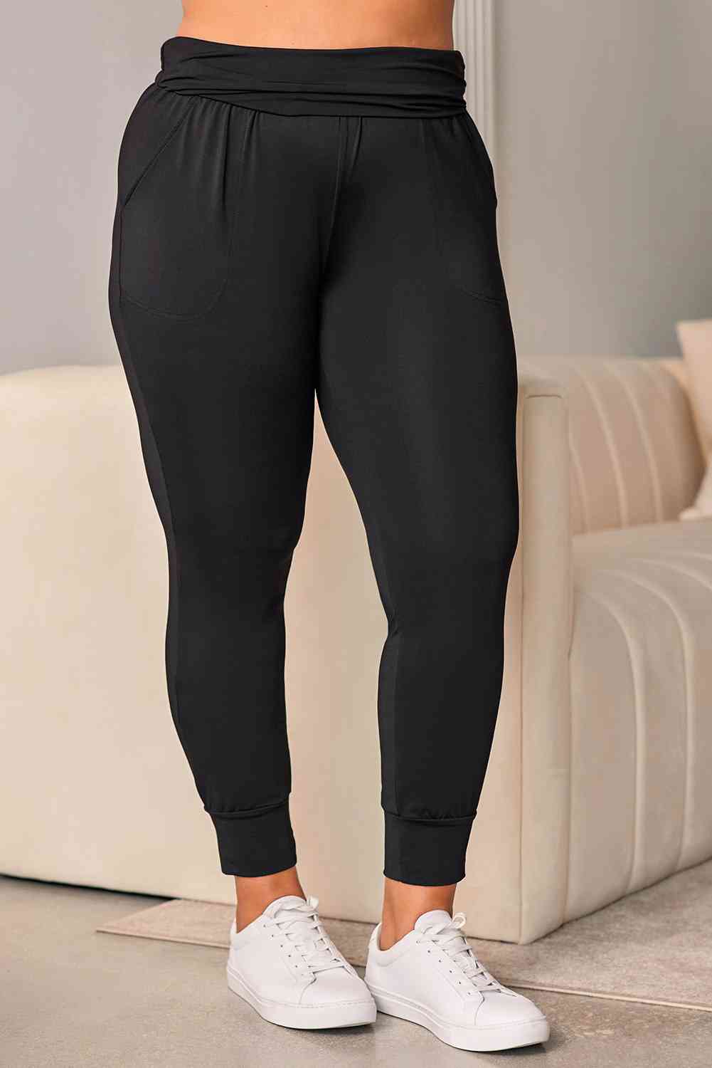 Plus Size High Waist Skinny Pants Bazaarbey