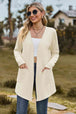  Long Sleeve Cardigan with Pocket Trendsi