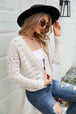  Cuffed Cropped Cardigan Bazaarbey