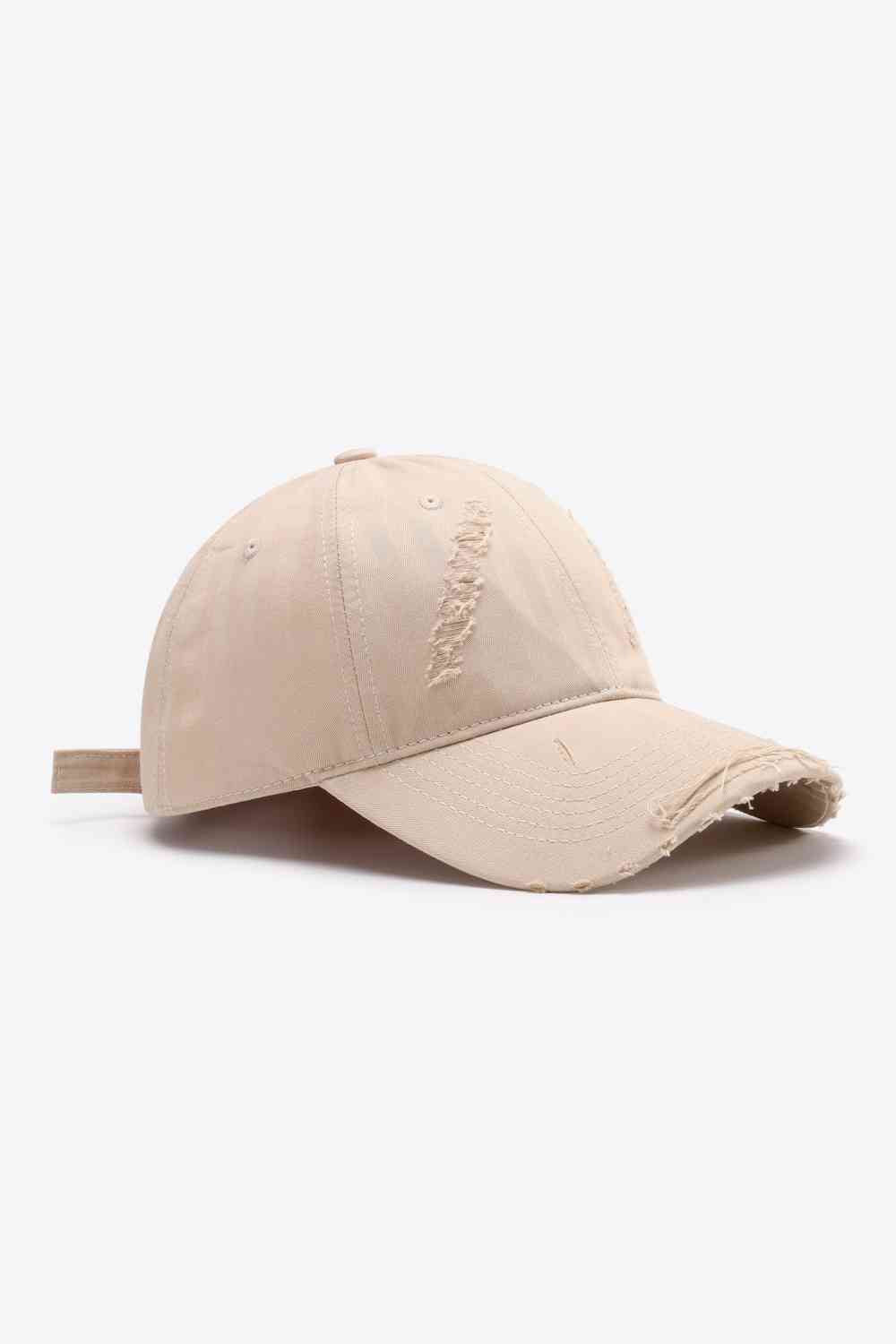 Distressed Adjustable Baseball Cap Trendsi