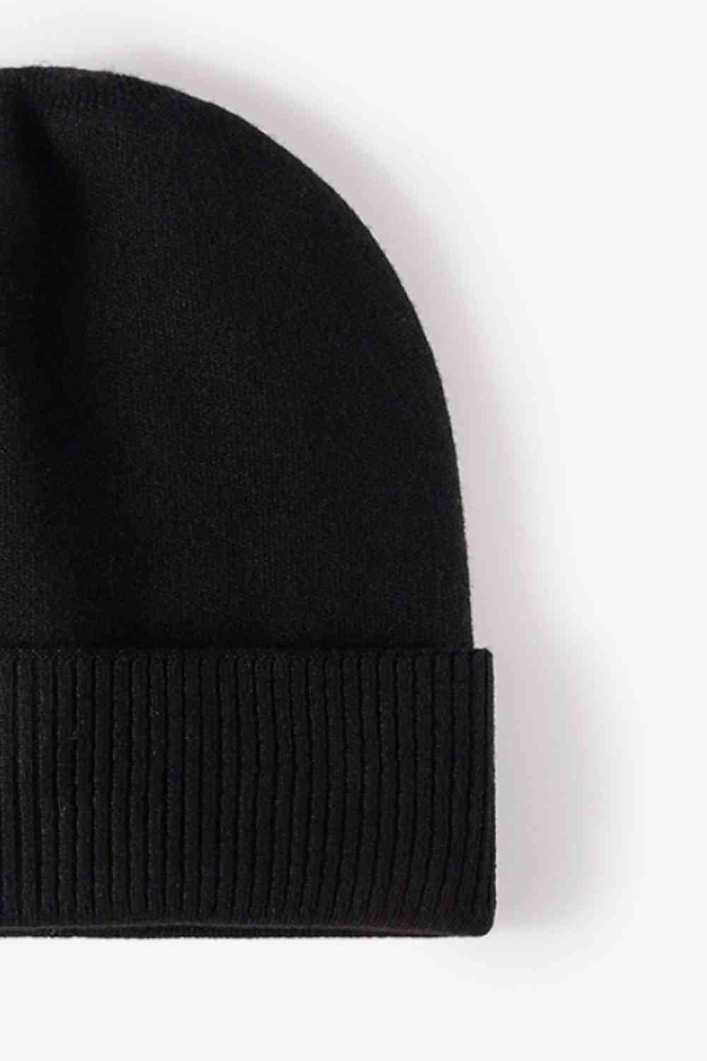 Cuff Knitted Beanie Trendsi