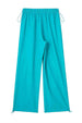 Drawstring Waist Pants with Pockets Bazaarbey