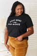 Simply Love GOOD MOMS SAY BAD WORDS Graphic Tee Trendsi