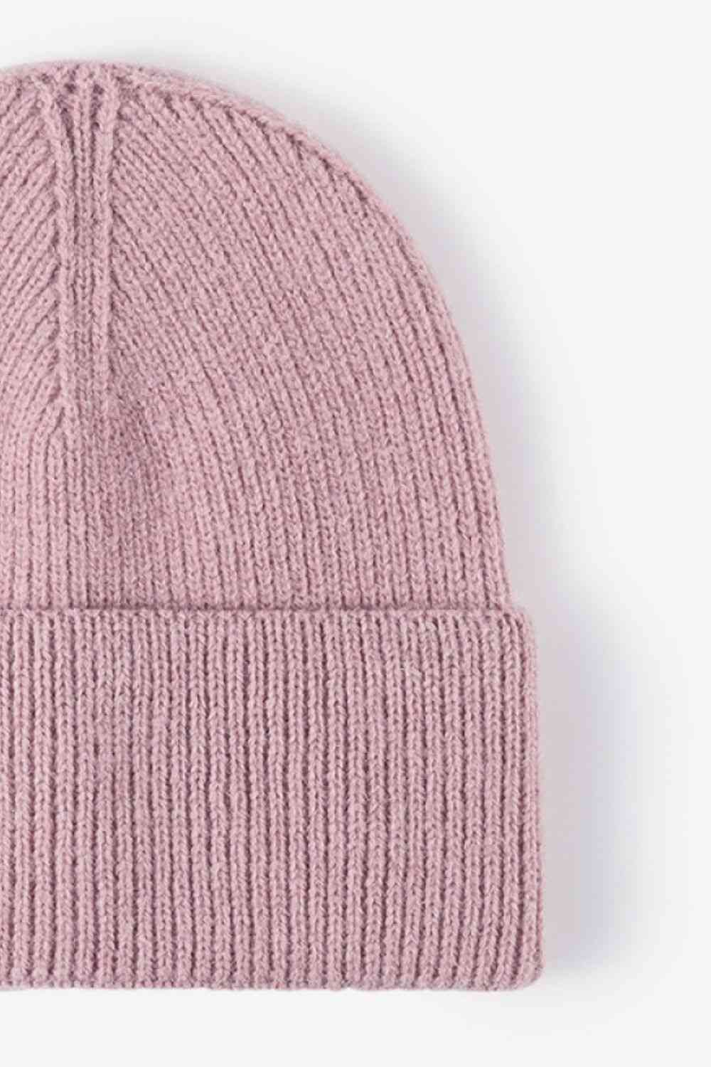 Warm In Chilly Days Knit Beanie Trendsi