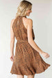 First Love Full Size Leopard Belted Sleeveless Dress -BazaarBey - www.shopbazaarbey.com