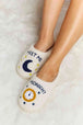 dy Printed Plush Slide Slippers Trendsi