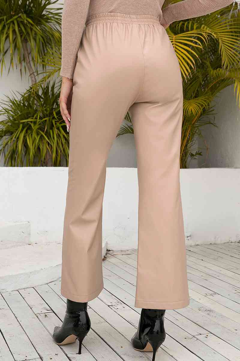 Drawstring Wide Leg Long Pants Bazaarbey